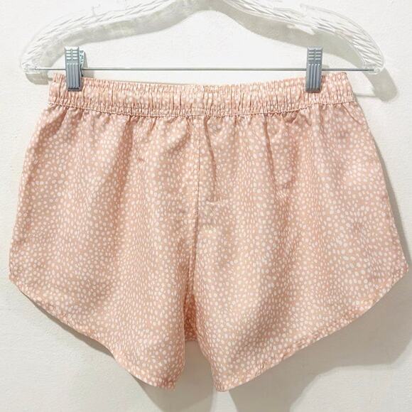 NWT: WILO The Label: Women's Dotted, Peach, Montana Swim Shorts (size S) - Picture 2 of 2